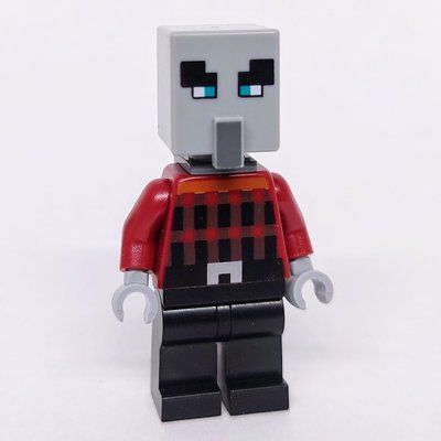 Minifigur Pillager, Black Legs, Neck Bracket, Narrow Eyes aus Set 21267