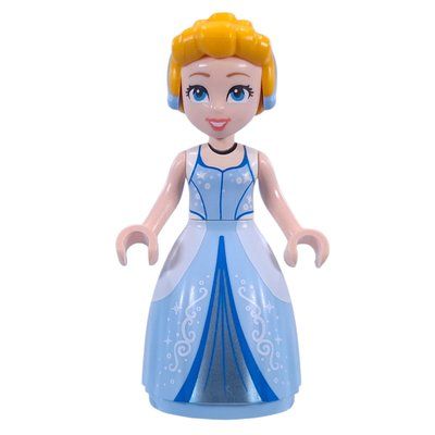 Figurine Cinderella, Bright Light Orange Hair, Full Skirt du set 43266