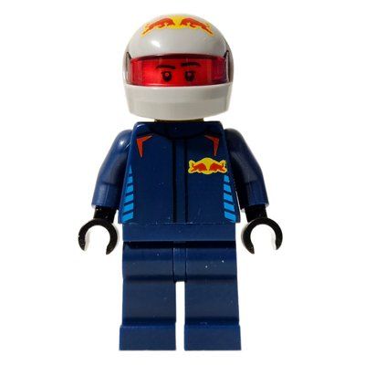 Minifiguur Oracle Red Bull Racing F1 Driver uit set 77243