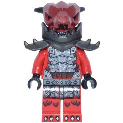 Minifigur Dragonian Warrior, Long Horns aus Set 71832