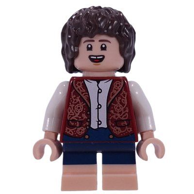 Minifigur Frodo Baggins, Dark Red Torso aus Set 10354