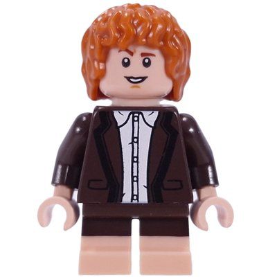 Minifigur Samwise Gamgee, Dark Brown Suit aus Set 10354