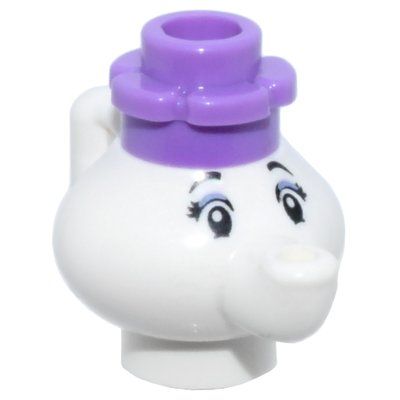Figurine Mrs. Potts, Medium Lavender Lid du set 43263