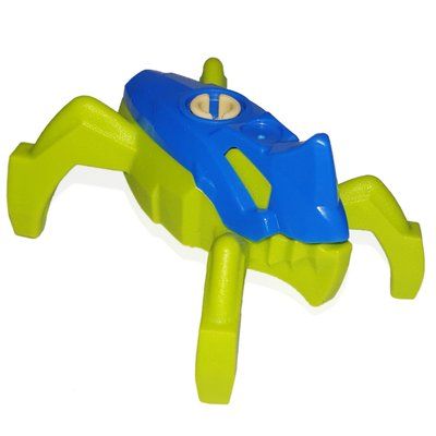 Minifiguur Hero Factory Jumper, Blue Top, Lime Base uit set 44025