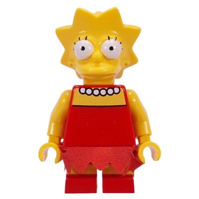 Minifigurka Lisa Simpsons, Skirt with 2 Center Leg Holes z zestawu 10352