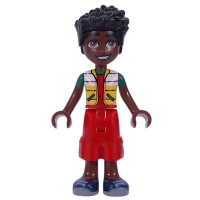 Minifigure Zac - White Shirt, Red Pants del set 42653
