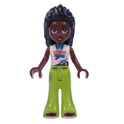 Minifigure Elsa D - White Shirt, Lime Pants del set 42653