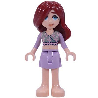 Minifigure Paisley - Lavender Top, Shorts del set 42664