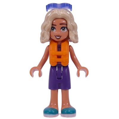 Minifigur Nova - Lavender Top, Dark Purple Shorts, Life Vest, Sunglasses aus Set 42673