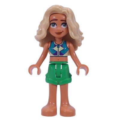 Minifigur Sage - Dark Azure Top, Bright Green Shorts aus Set 42673