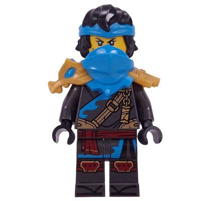 Figurine Nya, Dark Azure Shoulder Armor and Mask, Hair du set 71848