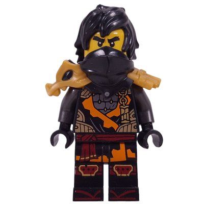 Figurine Cole, Black Shoulder Armor and Mask, Hair du set 71844