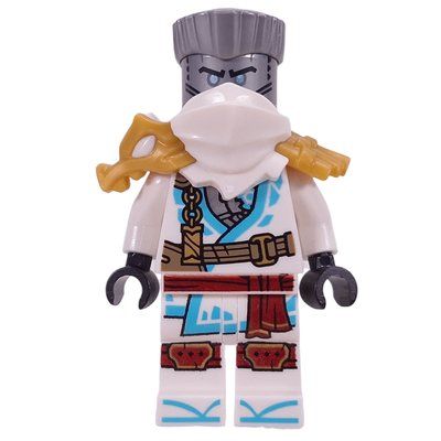 Figurine Zane, White Shoulder Armor and Mask, Hair du set 71848