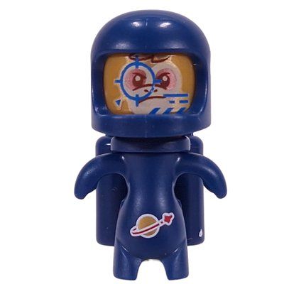 Minifiguur Albert, Dark Blue Spacesuit with Airtanks uit set 71499