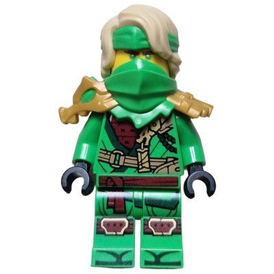 Figurine Lloyd, Bright Green Shoulder Armor and Mask, Hair du set 71845