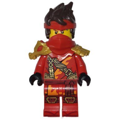 Figurine Kai, Red Shoulder Armor and Mask, Hair du set 71844