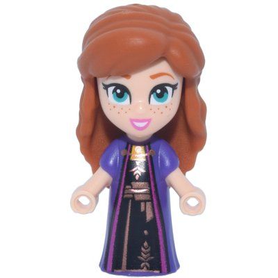 Figurine Anna - Microdoll, Dark Purple Dress du set 43278