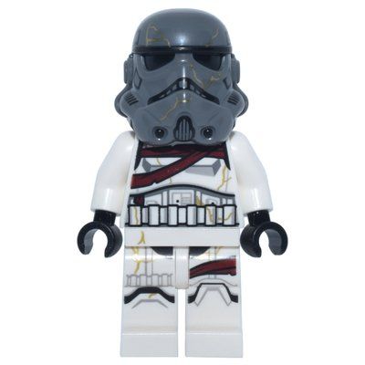 Figurine Night Trooper, Dark Bluish Gray Helmet du set 75412