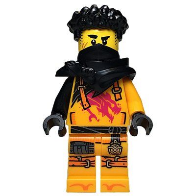Minifigur Arin, Black Shoulder Armor and Mask, Hair aus Set 30700