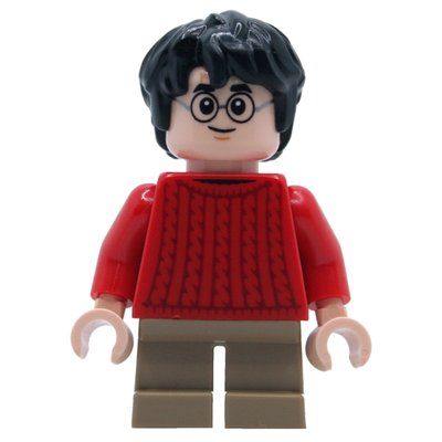 Figurine Harry Potter, Red Sweater, Short Dark Tan Legs du set 76454