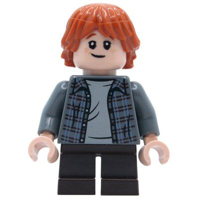 Figurine Ron Weasley, Dark Bluish Gray Shirt, Short Legs du set 76454