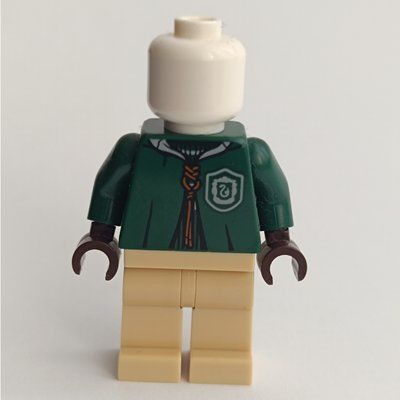 Minifigur Mannequin, Dark Green Quidditch Uniform aus Set 76452
