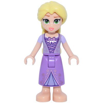 Minifigure Rapunzel, Big eyes, Flowers from set 43267