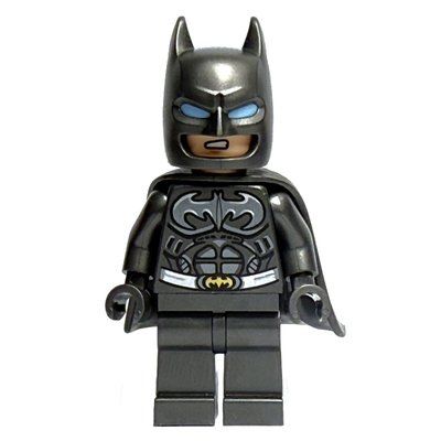 Minifigura Batman, Pearl Titanium Suit (Batman Forever) del set 76304