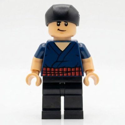 Minifigura Roronoa Zoro, Blue Tunic, Hair del set 75637
