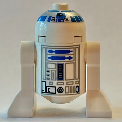 Minifigur Astromech Droid, R2-D2, White 30367b Dome, 30361c Body aus Set 7669