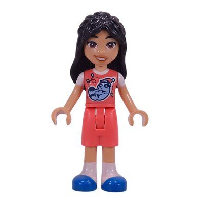 Minifigure Liann, Coral Pajama from set 42668
