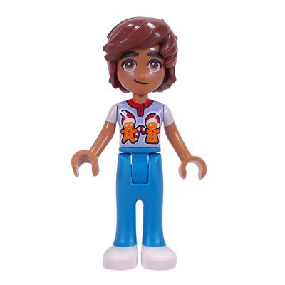 Minifigure Leo - Dark Azure Pajama from set 42668