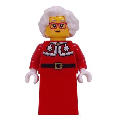 Figurine Mrs. Claus, Plain Red Dress du set 60475