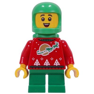 Figurine Elf - Red Torso, Green Legs, Space Helmet du set 41843