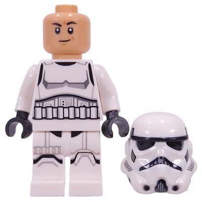 Figurine Stormtrooper, Warm Tan Head, Female du set 75419