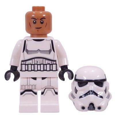 Figurine Stormtrooper, Medium Nougat Head du set 75419