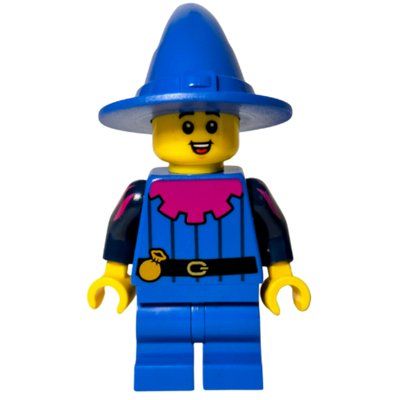 Figurine Elf, Wizard, Blue Suit, Hat du set 910051