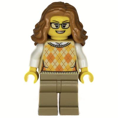 Figurine Tan Torso, Sweater, Dark Tan Legs, Medium Nougat Hair du set 40778