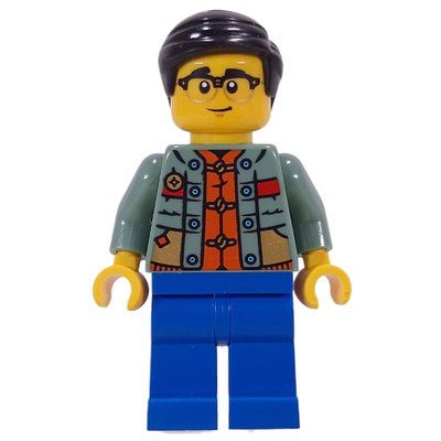 Figurine Dad, Sand Green Torso, Blue Legs Black Hair du set 80118