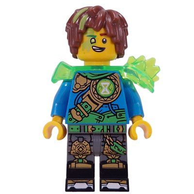 Figurine Mateo, Trans-Bright Green Shoulder Armor du set 71513