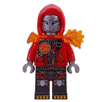 Minifigur Cooper, Red Hood, Trans-Orange Shoulder Armor aus Set 71514