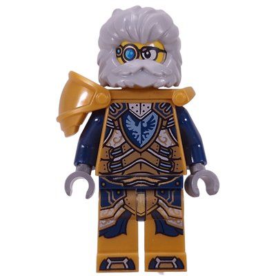 Minifiguur Mr. Oz, Pearl Gold Shoulder Armor uit set 71515