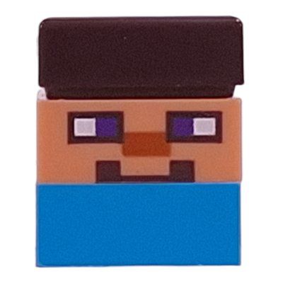 Figurine Micromob Steve, Dark Azure Legs, Dark Brown Hair du set 21589