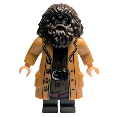 Figurine Rubeus Hagrid, Medium Nougat Overcoat, Arms with Pins (28621 Head) du set 76459