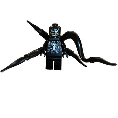 Minifigure Venom, Black Tentacles, Tan Teeth del set 76334