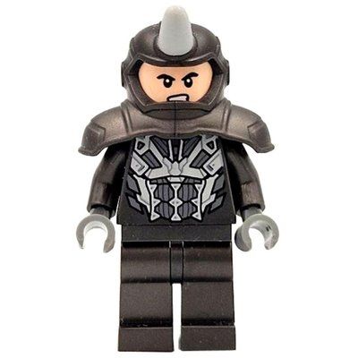 Minifigur Rhino, Light Bluish Gray Horn aus Set 76342