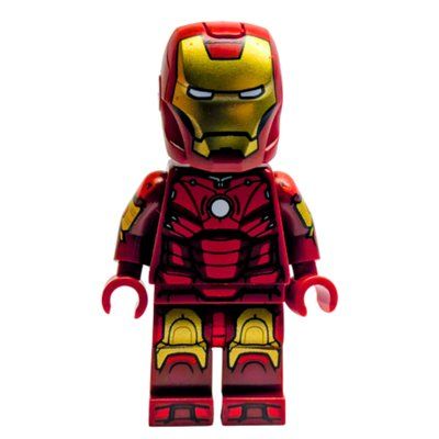 Minifigura Iron Man Mark 3 Armor, Sunglasses del set 76344