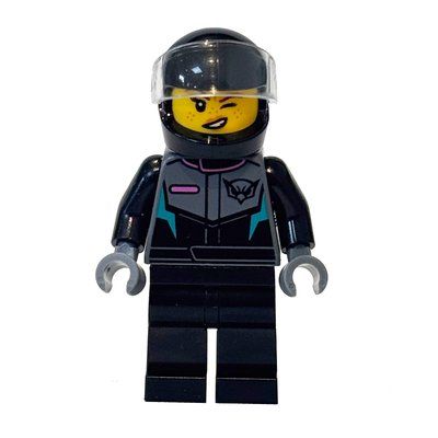 Minifigurka Pilot, Black Suit, Helmet z zestawu 60489
