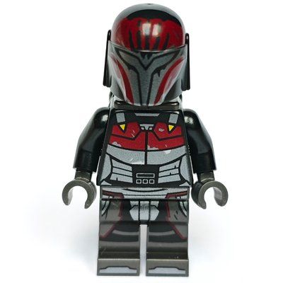 Minifigur Mandalorian, Light Nougat Head aus Set 75449