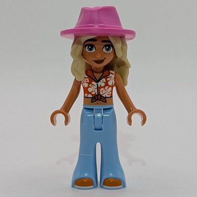 Figurine Sage, Reddish Orange Top, Bright Light Blue Pants du set 42677